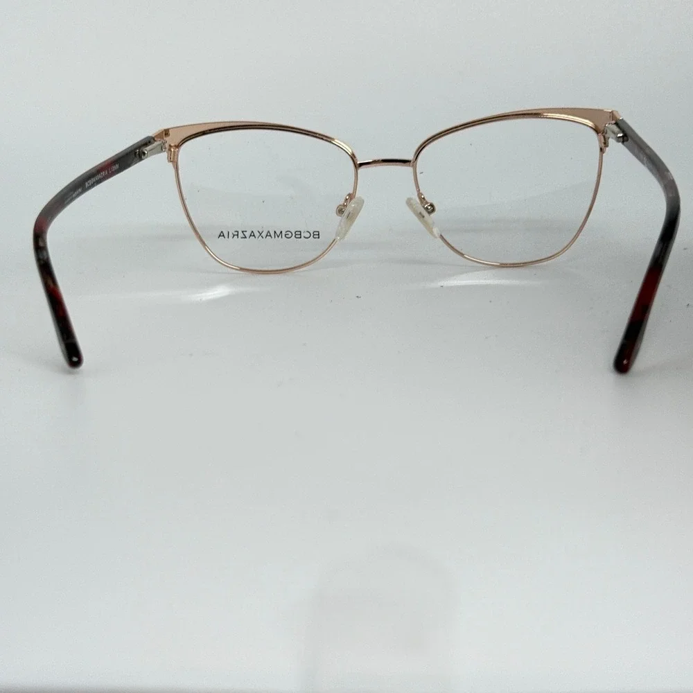 BCBGMAXAZRIA Nanette Wine Cat Eye Eyeglasses Frames Made in Italy‎ L135MM 21323